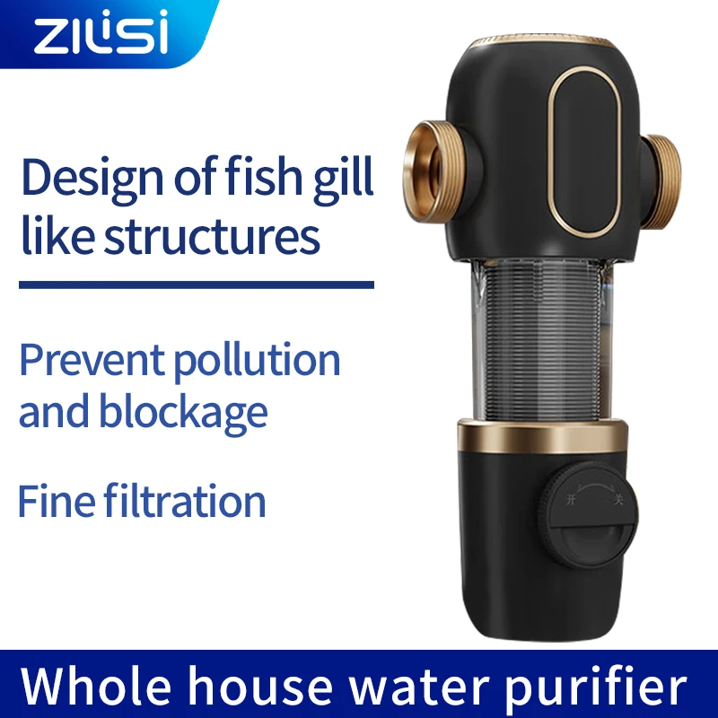 

ZILISI Front filter water purifier household drinking water machine automatic positive backflush cleaning tap water