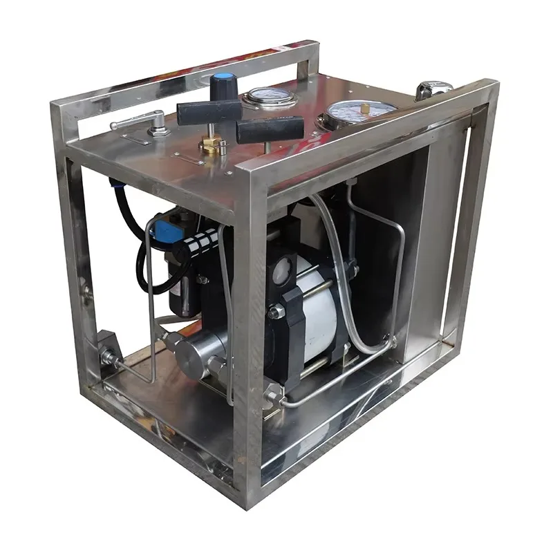 USUN Model:WS-JG100  300-800 Bar  Portable  Stainless Steel  air Hydro Static test  Pump  Unit for Cylinder Testing