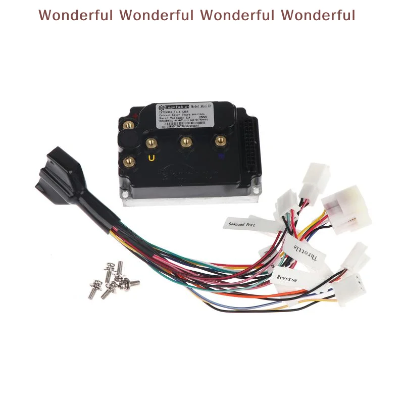 

Compact Fardriver ND72260 Mini Motor Controller 80A 260A Reliable Power for Electric Scooter E Bike Retrofit