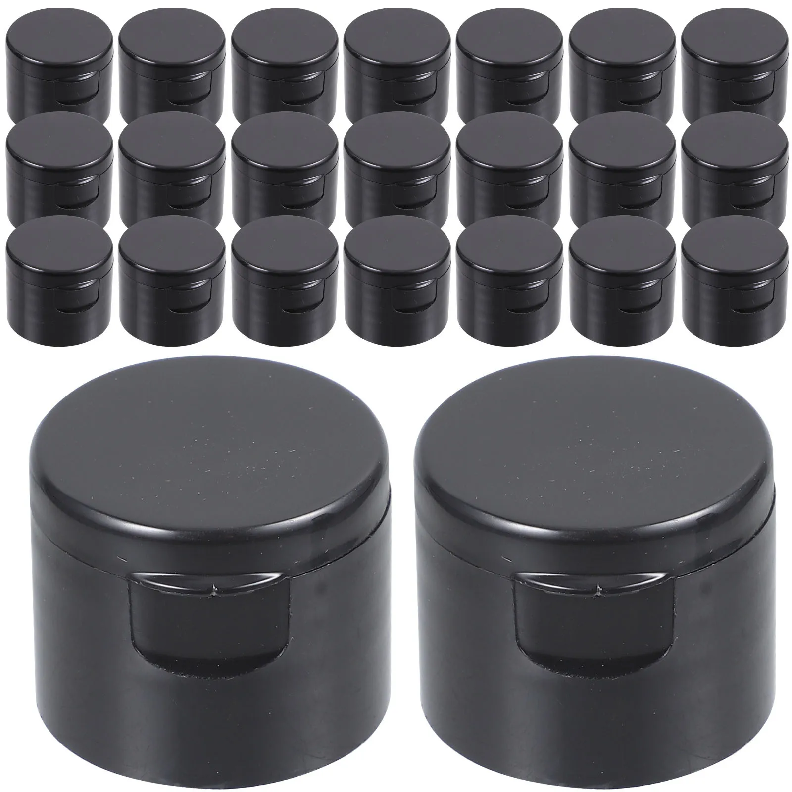

50Pcs Sports Bottle Caps Leakproof Durable Pull-Type Plastic Replacement Lids for Mineral Water Bottle Tops Push Pull Screw Caps