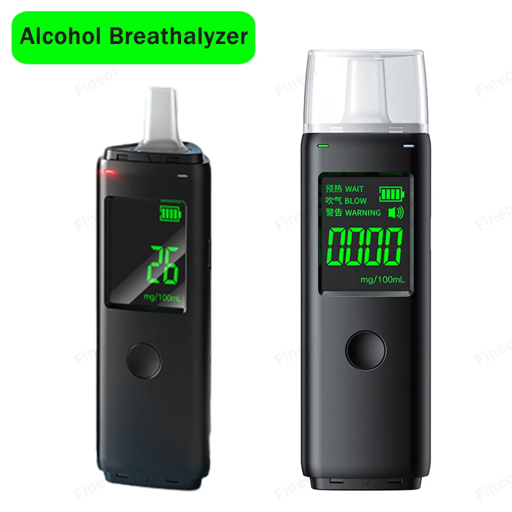 

Digital Alcohol Breathalyzer High Accuracy Electronic Alcohol Tester Handheld Alcohol Analyzer for Personal & Professional Use