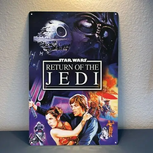 Return Of The Jedi Movie Metal Poster - Collectable Tin Sign - Size: 20x30cm