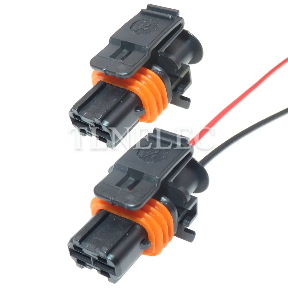 2 Pin Way Automobile Waterproof Connectors Car Fuel Spray Nozzle Sealed Socket With Wires 1928404072 1928403137