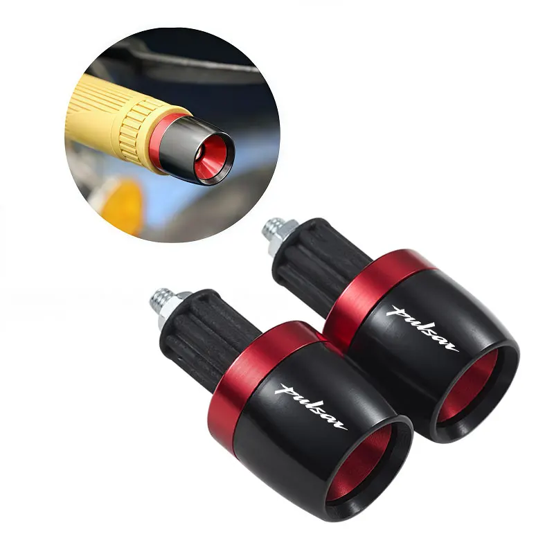 Motorcycle Handlebar Grips Ends Handle Bar Cap End Plug For Bajaj Pulsar Ns Rs 200 NS200 RS200 V2 AS 200RS 200NS 200AS 150 220F