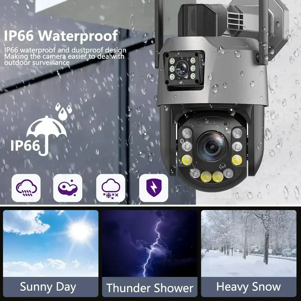 20X Zoom Wifi PTZ CCTV System kamer bezpieczeństwa 8CH 6MP Wifi NVR Kit XMEYE Outdoor Human Detection CCTV Video Surveillance Kit 4CH