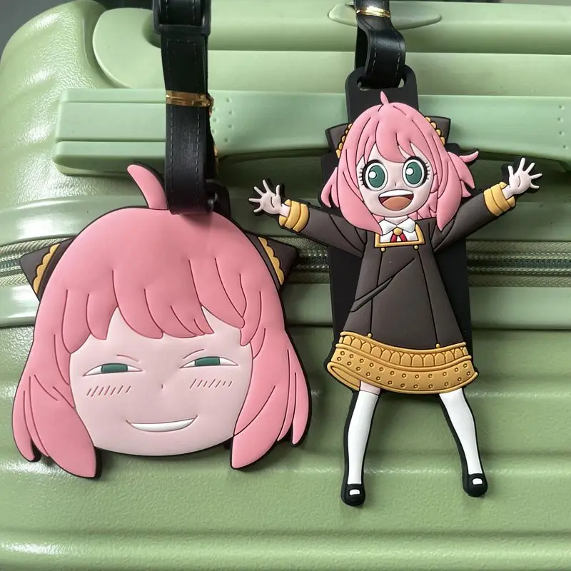 

SPY FAMILY Anya Forger Anime Cartoon Cute Luggage Tag Creative Kawaii ACG Airport Check-in Tag Bag Pendant Gift Wholesale