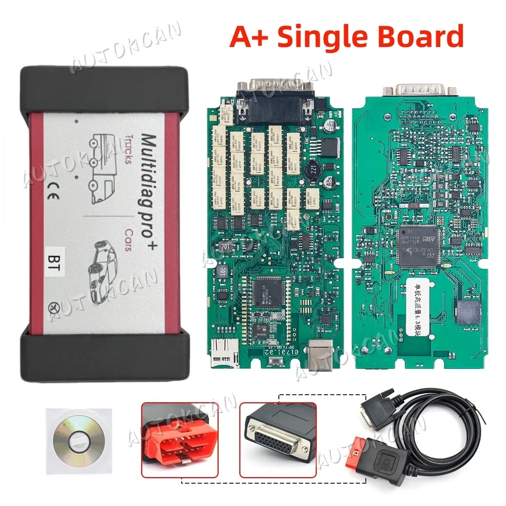 Best Multidiag Pro Single Board FW 3201 Multidiag PRO+ Bluetooth 4.3 NEC Relay OBD2 Diagnostic Scanner V2021.11 Keygen