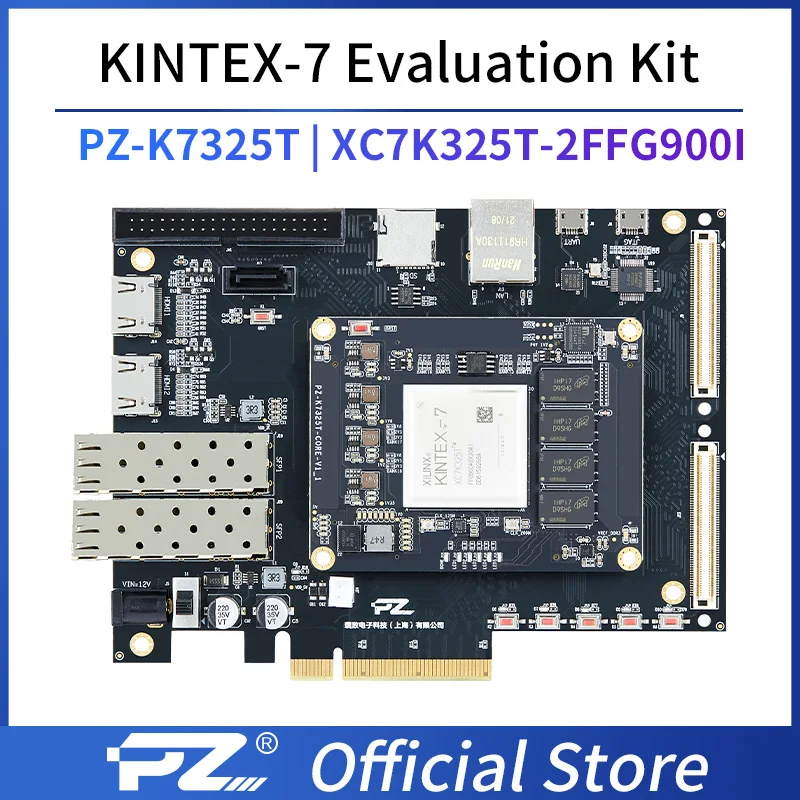 

PuZhi PZ-K7325T-KFB Evaluation Kit Xilinx Kintex-7 325T FPGA Development Board XC7K325 PCIE USB SFP K325T