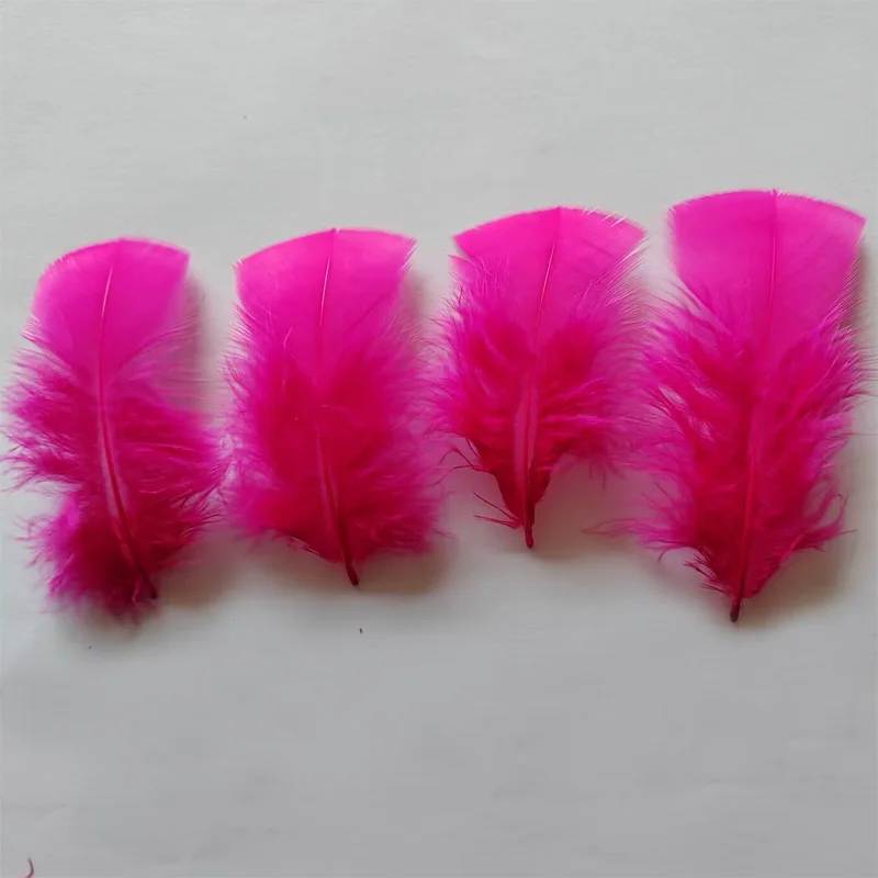 Rose Turkey Feathers, 100 Feathers - Rose Turkey T-Base Plumage Body Feathers 6-8cm long,Small Feathers