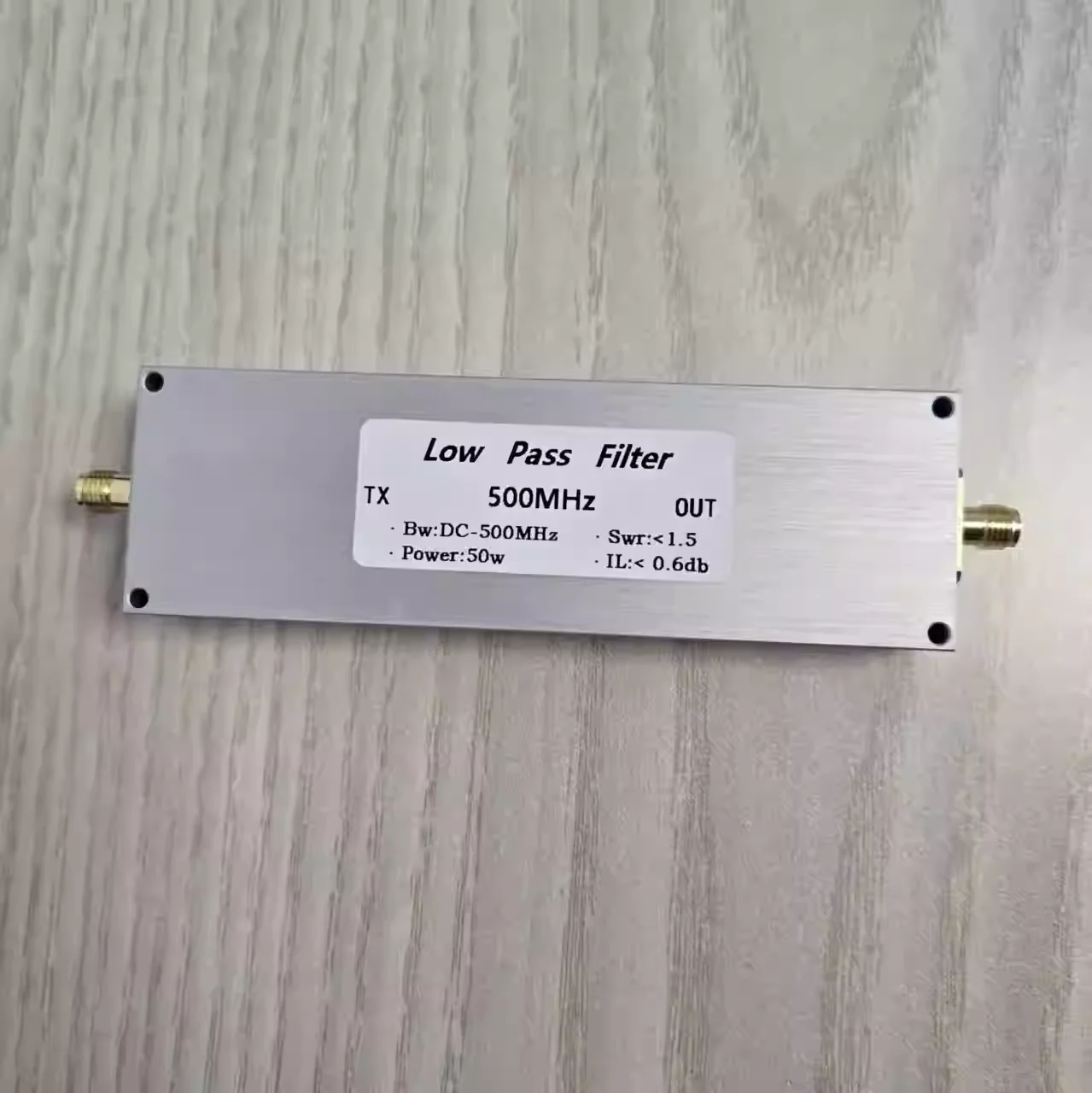 LPF-500M-50WSMA low-pass filter SMA mother base 50w 500MHz