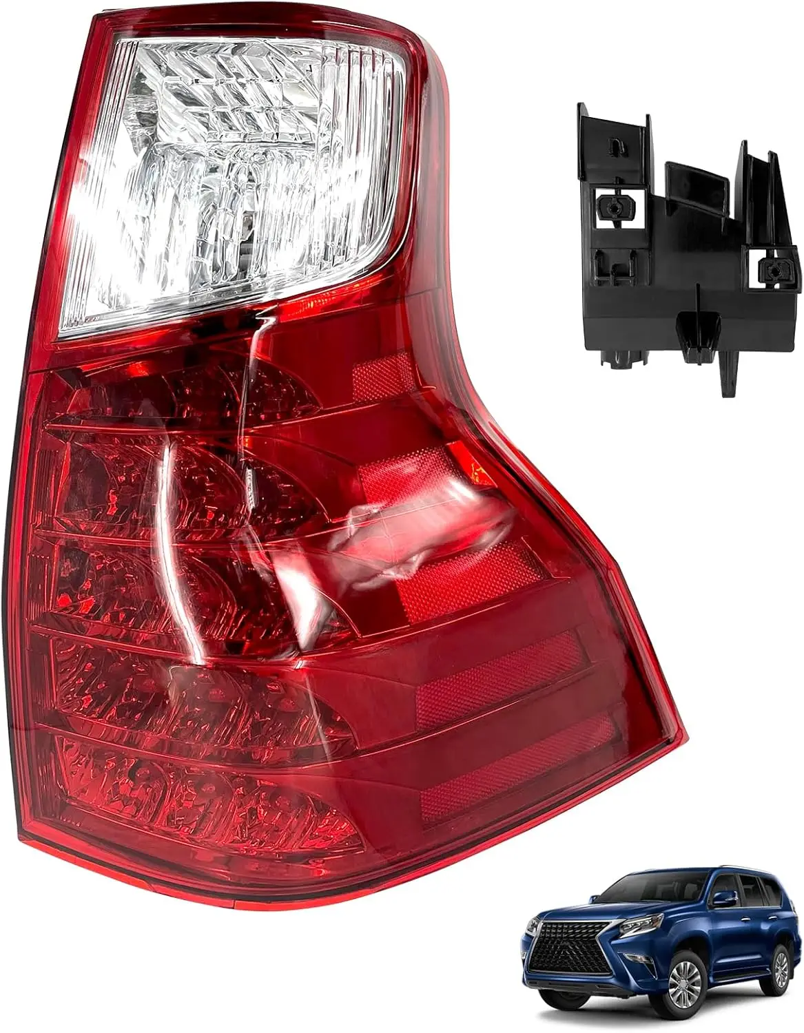 81550-WY040 Right LED Tail Light Fits For 2016-2022 Lexu-s GX460 4.6L V8 Rear Light Brake Light