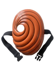 Japan Anime Cartoons Unisex Tobi Obito Akatsuki Ninja Madara Masquerade Cosplay Full Face Resin Party Mask