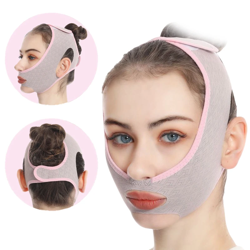 Bandage amincissant pour le visage en V, ceinture de relaxation, amincissement du visage, massage amincissant