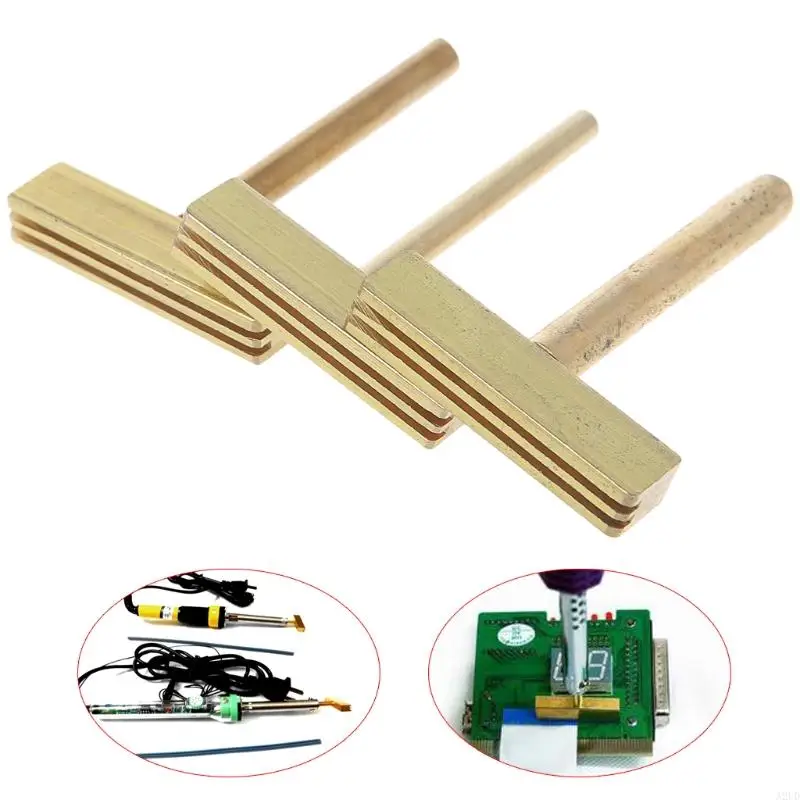 A2UD 3 Pcs 30W 40W 60W for T Soldering Iron Tips with Free Hot Press For LCD Screen C