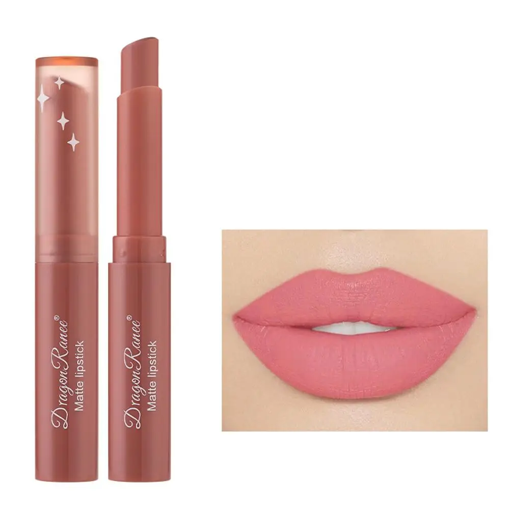 12 Colors Red Lip Tint Velvet Matte Lipstick Pen Female Lipstick Makeup Lip Pen Cosmetics Bow Moisturizing Waterproof Liner B1X3