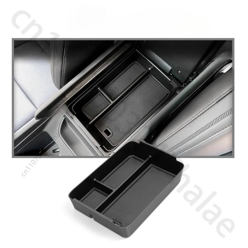 Center Console Lower Storage Box ABS Organizer Non Slip Anti Rattle No Drill Fit Accessories For HYUNDAI Santa Fe 2024-2026