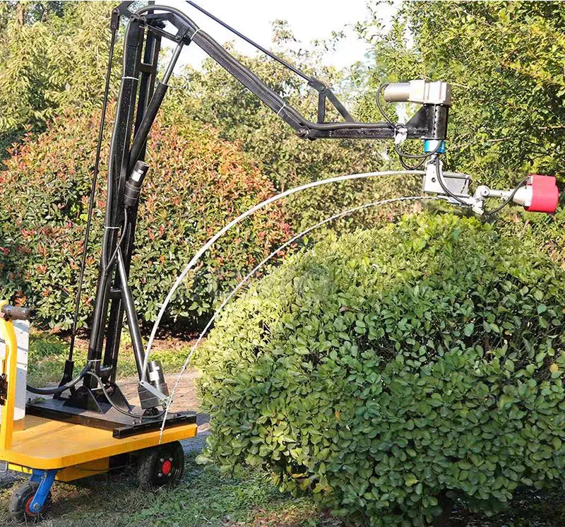 Resort Landscape Bush Shaping Work Mobile Electric Hedge Trimmer, Multi-angle Topiary Pruning Equipment