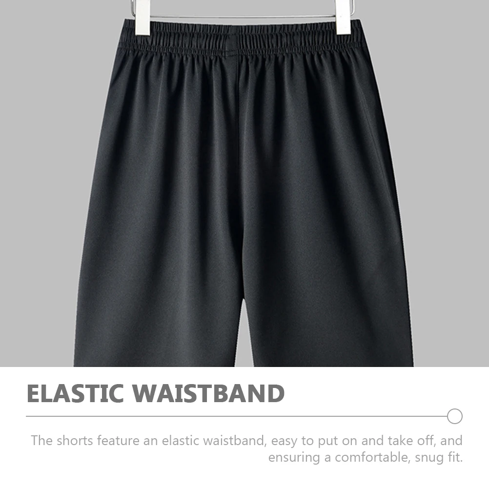 Men's Outdoor Sports Shorts Quick Dry Elastic Waist Stretch Polyester Pants for Running Hiking Yoga mens breathable work hiking