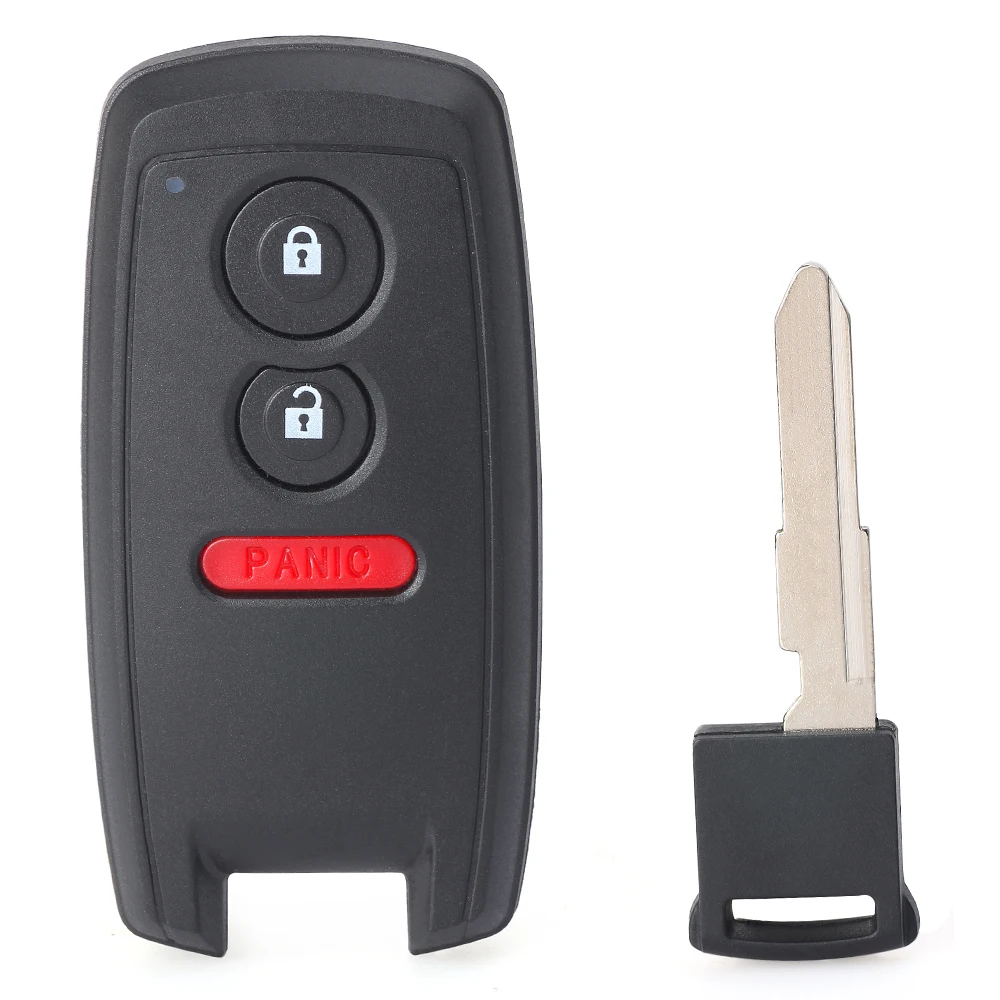 KEYECU Uncut Blade Remote Key Shell Case 2B/3B Fob für Suzuki Grand Vitara SX4/Sport 2007 2008 2009 2010 2011 2012 KBRTS003