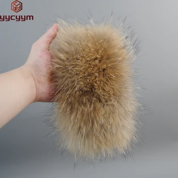 Neue Frauen Winter Mode Echt Fox Pelz Schal Natürliche Gute Elastische Gestrickte Echte Echt Fox Pelz Ring Schals Warme Fuchs Pelz Stirnband