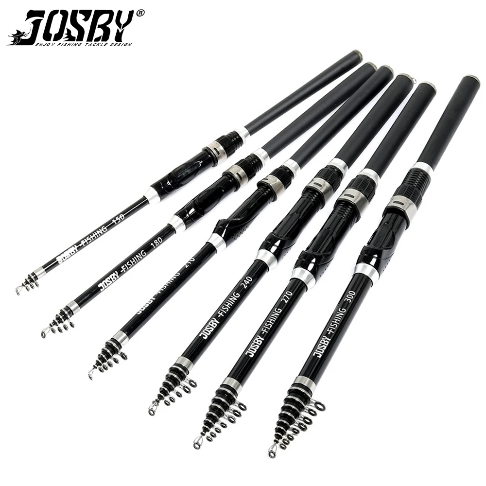 

Ultra Durable Telescopic Rock Fishing Rod Spinning Carbon Fiber Pesca Carp Feeder Pole 1.5-3.0M Portable Travel Mini Fish Tackle