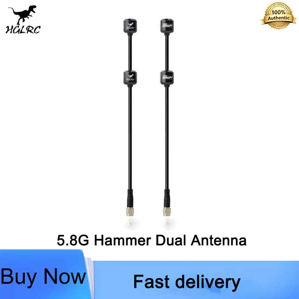 ‌HGLRC 5.8G Hammer Dual Antenna Enhanced Signal Reception Module Accessory For FPV Racing Freestyle Mini Drone Quadcopter