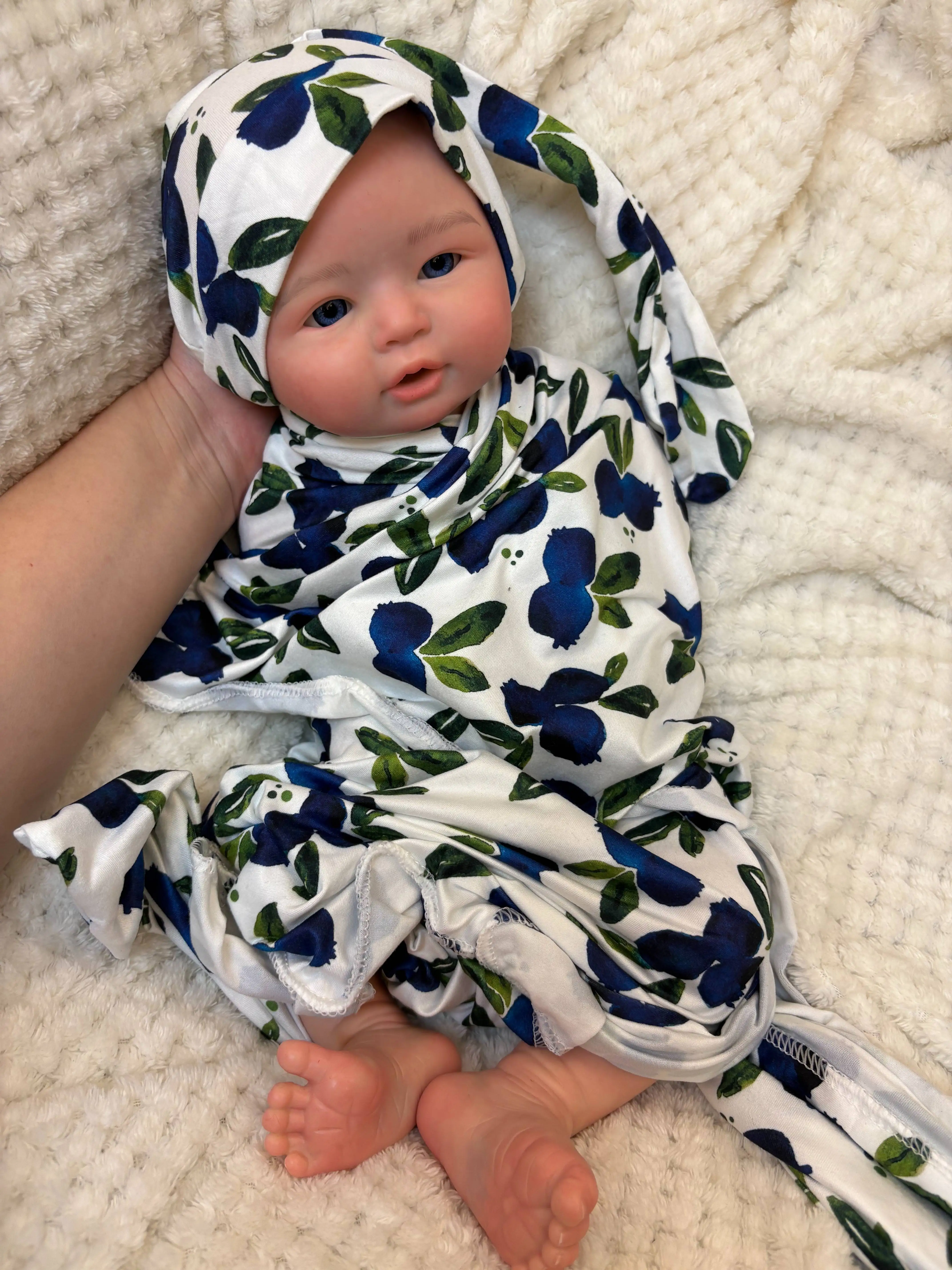 

New Design Adorable 18 Inch Full Silicone Reborn Girl Doll Handmade Can Open Mouth Newborn Doll