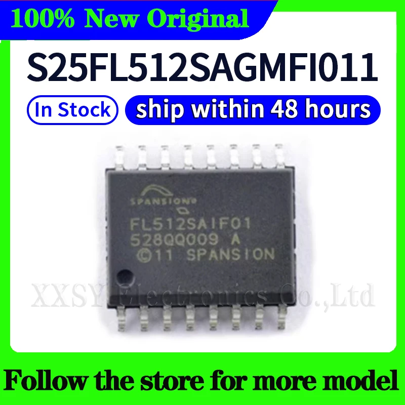 

S25FL512SAGMFI011 FL512SAIF01 Высокое качество Новый