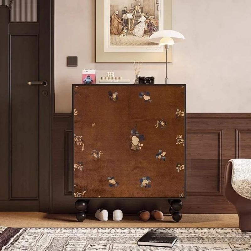 

Solid wood shoe cabinet, living room home storage shoe rack, home door storage locker, entrance cabinet