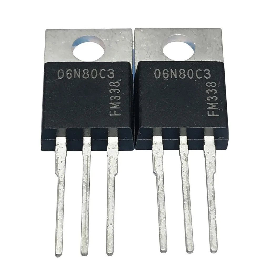 5PCS IRF8010 IRL1004 P11NK50Z P11NM60 SPP06N80C3 STP100NF04 TO-220