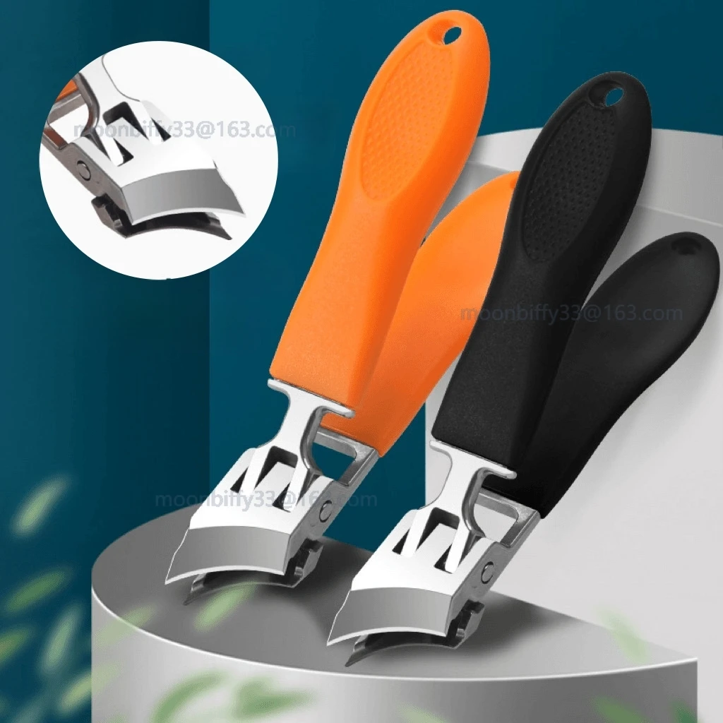

Anti Splash Nail Clipper Large Size ABS Toenail Cutter Diagonal Pliers Manicure Tools Household Oblique Blade Nail Clippers