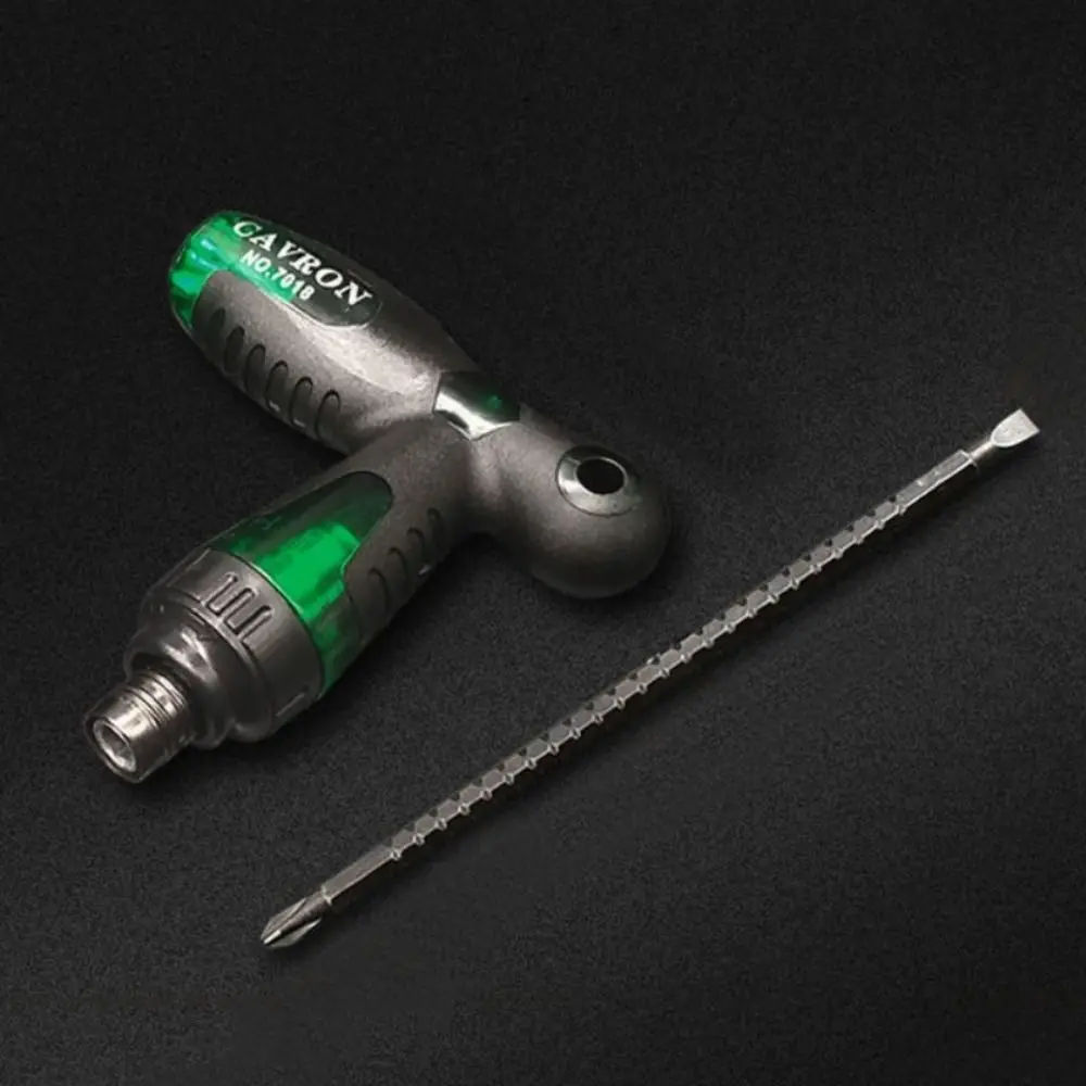 Screw Bits Slotted Phillips Drivers Bits Screwdriver Kit Ratchet Wrench Ratchet Screwdriver Set Dual-purpose Screwdriver