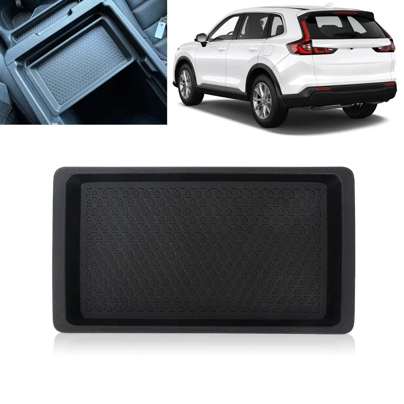 Black Center Console Storage Tray For Honda CR-V 2023 2024 2025 Center Console Organizer Insert Tray Replacement 83402-3A0-A01