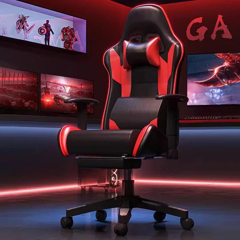 Ergonomic Swivel Office Chair Modern Aesthetic High Back Stylish Gaming Chair ﻿comfortable Pillow Cadeira De Gamer Furniture