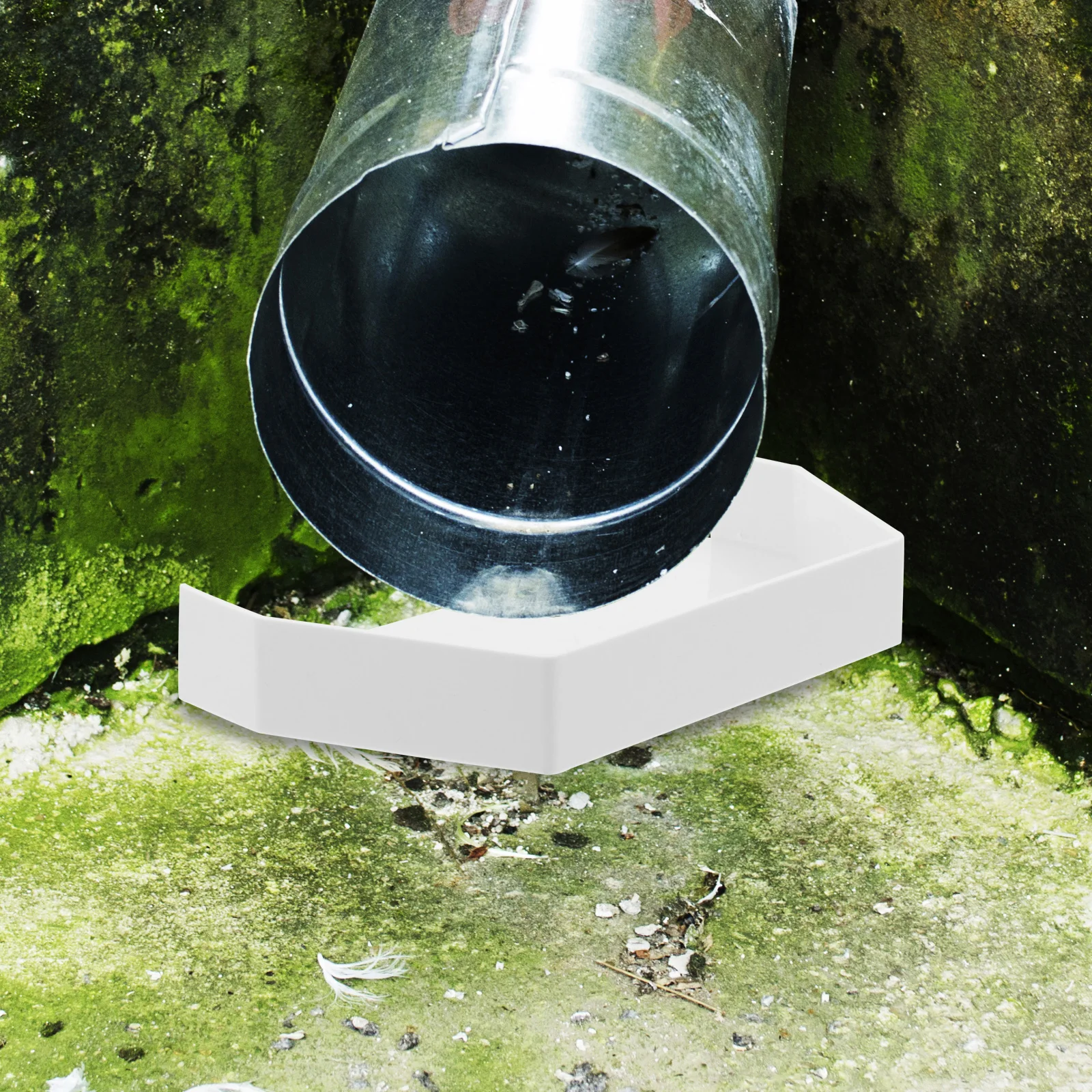 Rain Gutter End Cover Durable PVC Material Versatile Use Easy Installation No Water Leakage Gutter Accessories