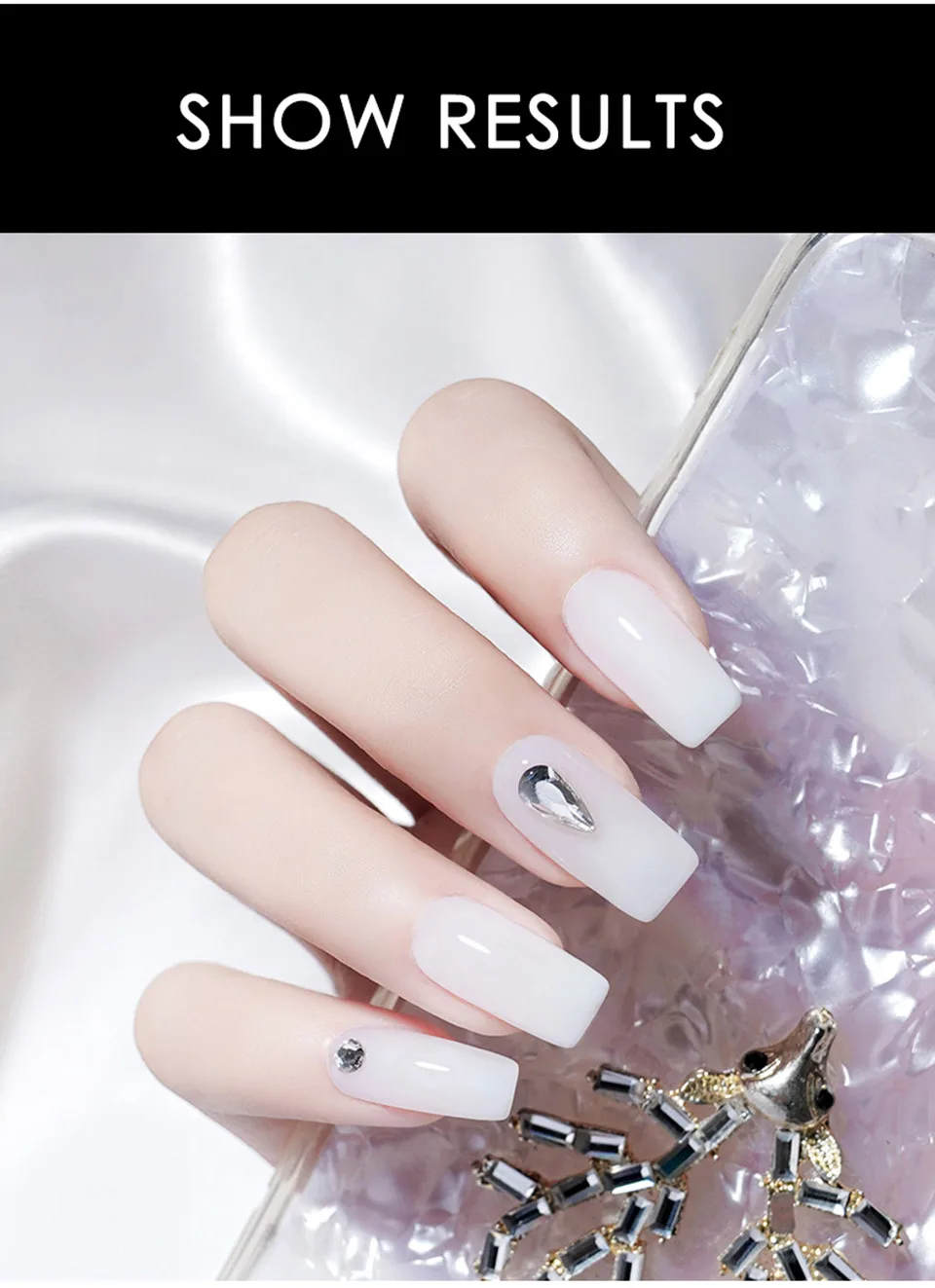 OXXI Acrylic Gel for Nail Extension 30ml Thicker UV Poly Nails Gel Semipermanent Acryl Gel Nail Polish Manicure Builder Varnish