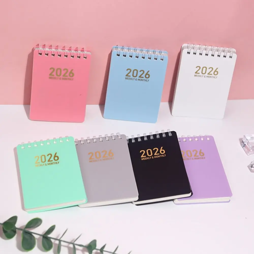 Compact A7 To Do List Notebook English Version Mini Schedule Notepad Portable 2026 Agenda Book School Office