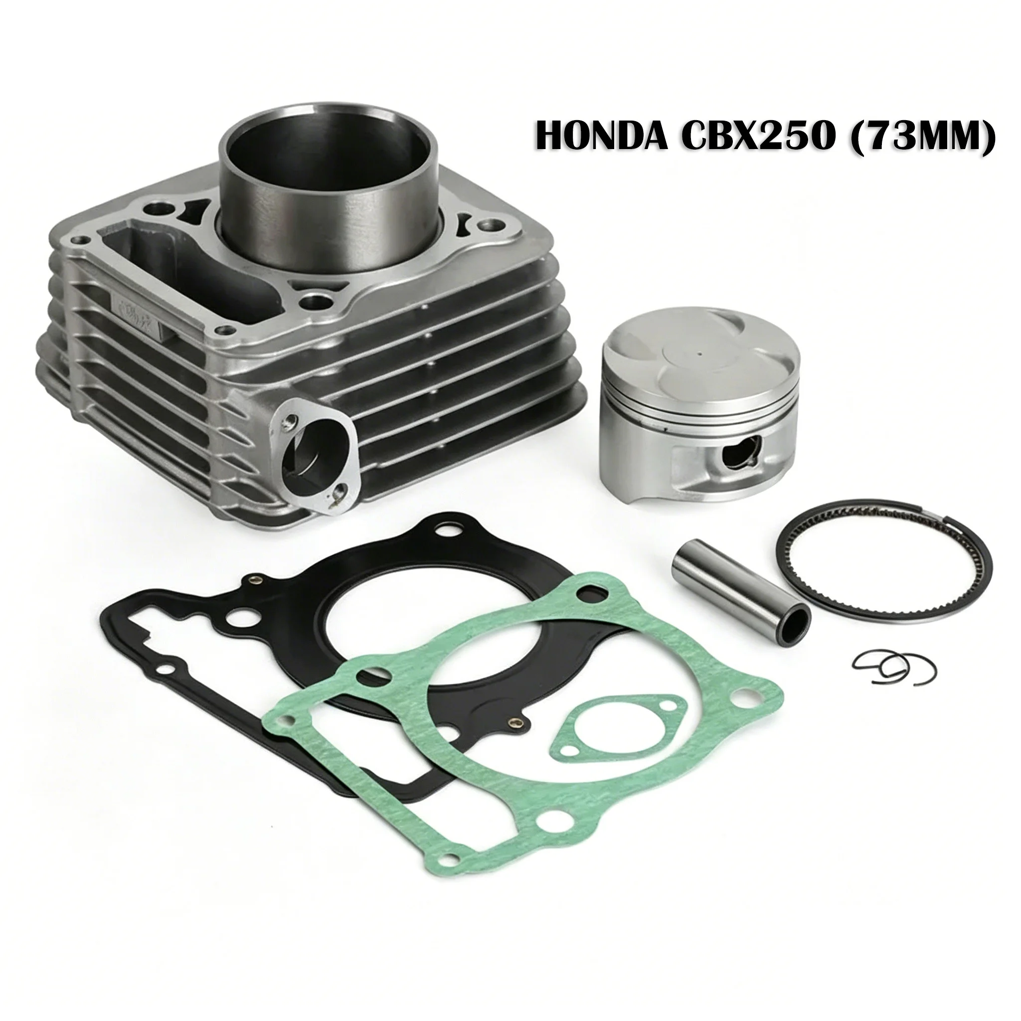 

Motorcycle Engine Accessories 250CC 73mm Cylinder Piston Set Compatible for Honda XR250 Twister Tornado