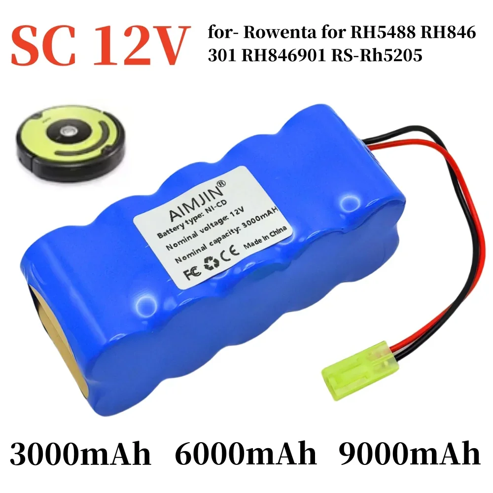 

SC 12V 3000/6000/9000mAh 100% Brand-new Use on RH5488 RH846301 RH846901 RH8460WH RH846501 Nickel Hydrogen Batteries Etc