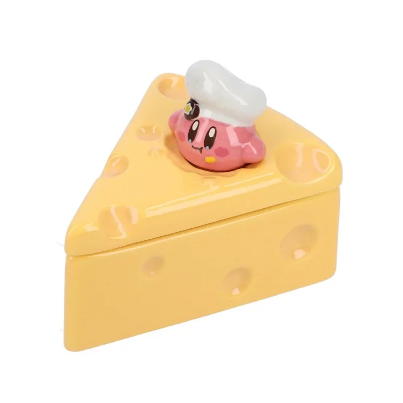 Star Kirby Burger Cheese Shaped Ceramic Jewelry Box Storage Box Decoration Toys Hobbies Action Figures Holiday Gifts