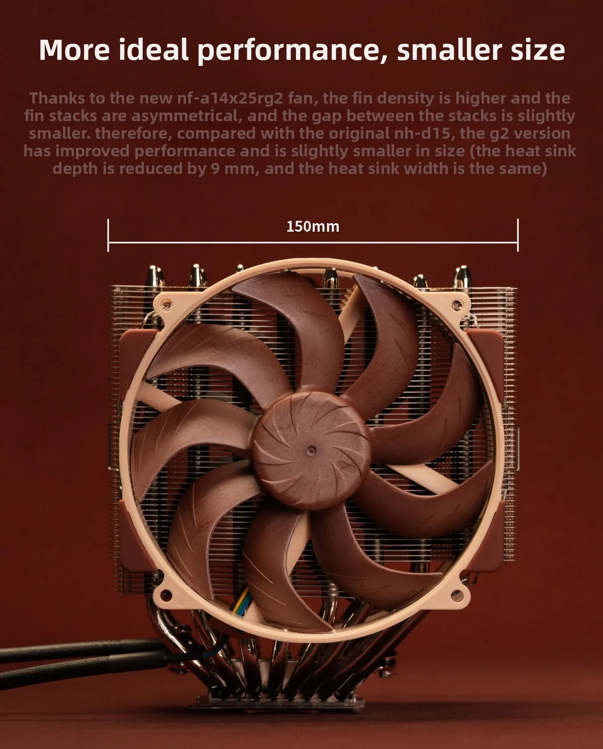 NH-D15 G2 new flagship air-cooled double tower double fan radiator reflow soldering 8 heat pipes high power consumption cpu