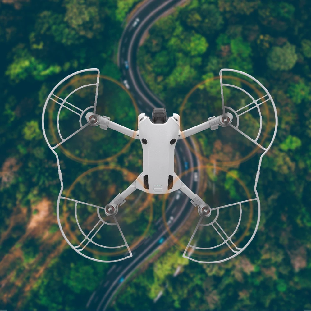 شفرة الغطاء الواقي الإفراج السريع المروحة شفرة الحرس المروحة حماية حلقة الحرس ل DJI Mini 4 Pro ملحقات الطائرة بدون طيار