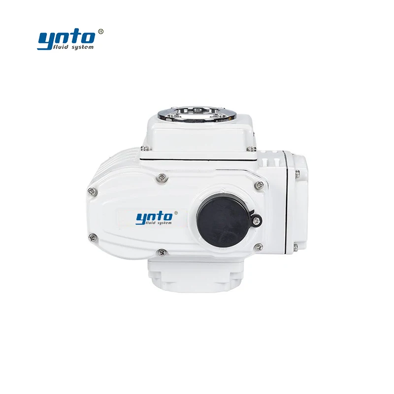 YNTO Factory Electric actuator precision torque options 50Nm 20Nm 80Nm AC220V DC24V electric actuator