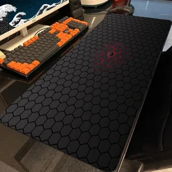 Geometric Office Accessories for Desk Mat Extended Pad Keyboard Gaming Pc Support Laptop Mouse Mats Cabinet Games Mousepad Anime