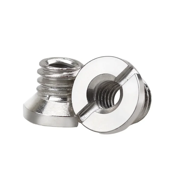 3pcs  PTZ camera tripod conversion screw nut 1/4 
