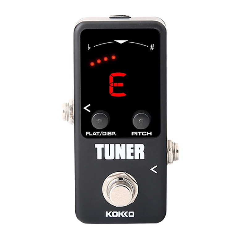 

KOKKO Guitar Effects Pedal TUNER MINI FTN2 Tuner LCD Display Guitarra Processors Bass Violin Ukulele Stringed Guitar Parts