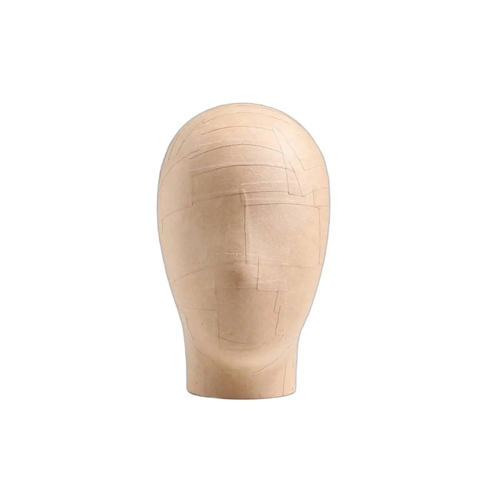 Head Display Form Faceted Paper Mannequin Head Elegant for Jewelers