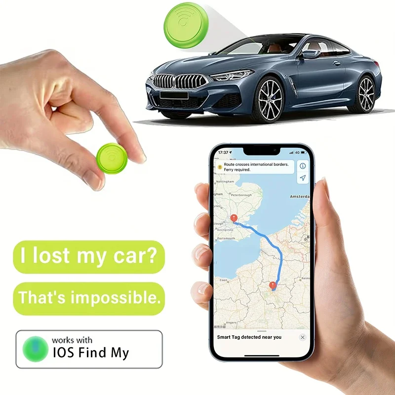 Xiaomi Smart Tag Anti-lost Finder Colorful Round For IOS Only With Find My App For Child Pet Car Luggage Suitcase Lost Tracker