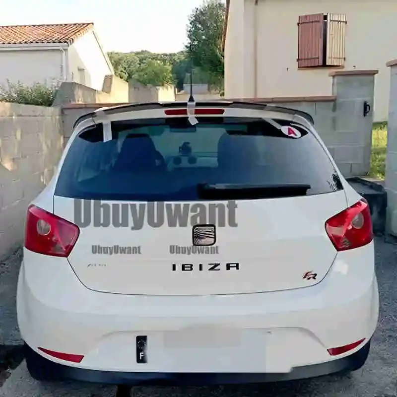 Alerón Trasero de Techo y Maletero para Seat Ibiza MK4 Ibiza 6J Tsi Tdi 5 Puertas Hatchback Estándar 2009-2017, Kits de Carrocería Tuning