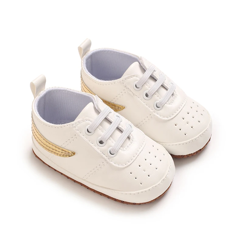 Baby-Sneaker mit weicher Sohle, Neugeborenen-Laufschuhe, rutschfeste PU-Leder-Freizeitschuhe für Kleinkinder von 0-18 Monaten, für Jungen und Mädchen. – Detail 21